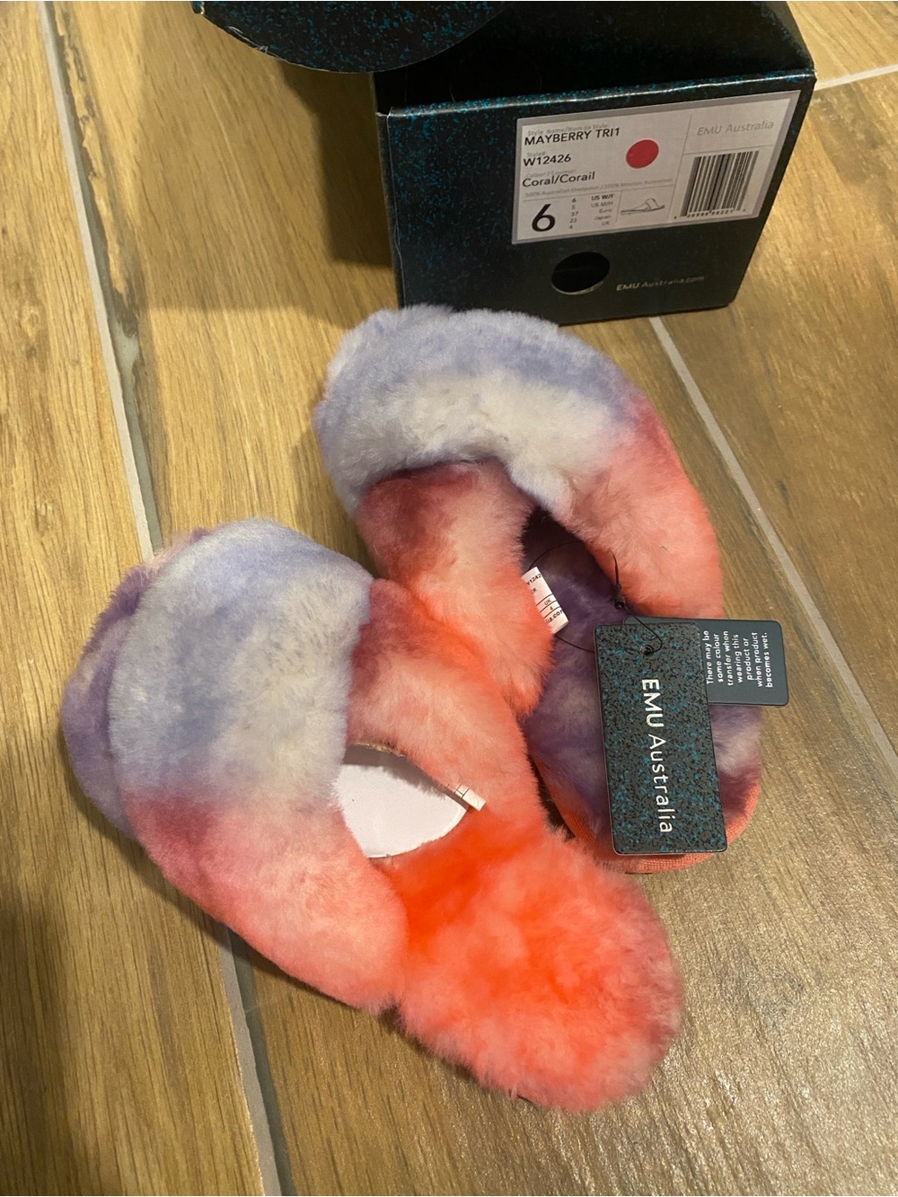 Emu Australia Mayberry Slipper Coral